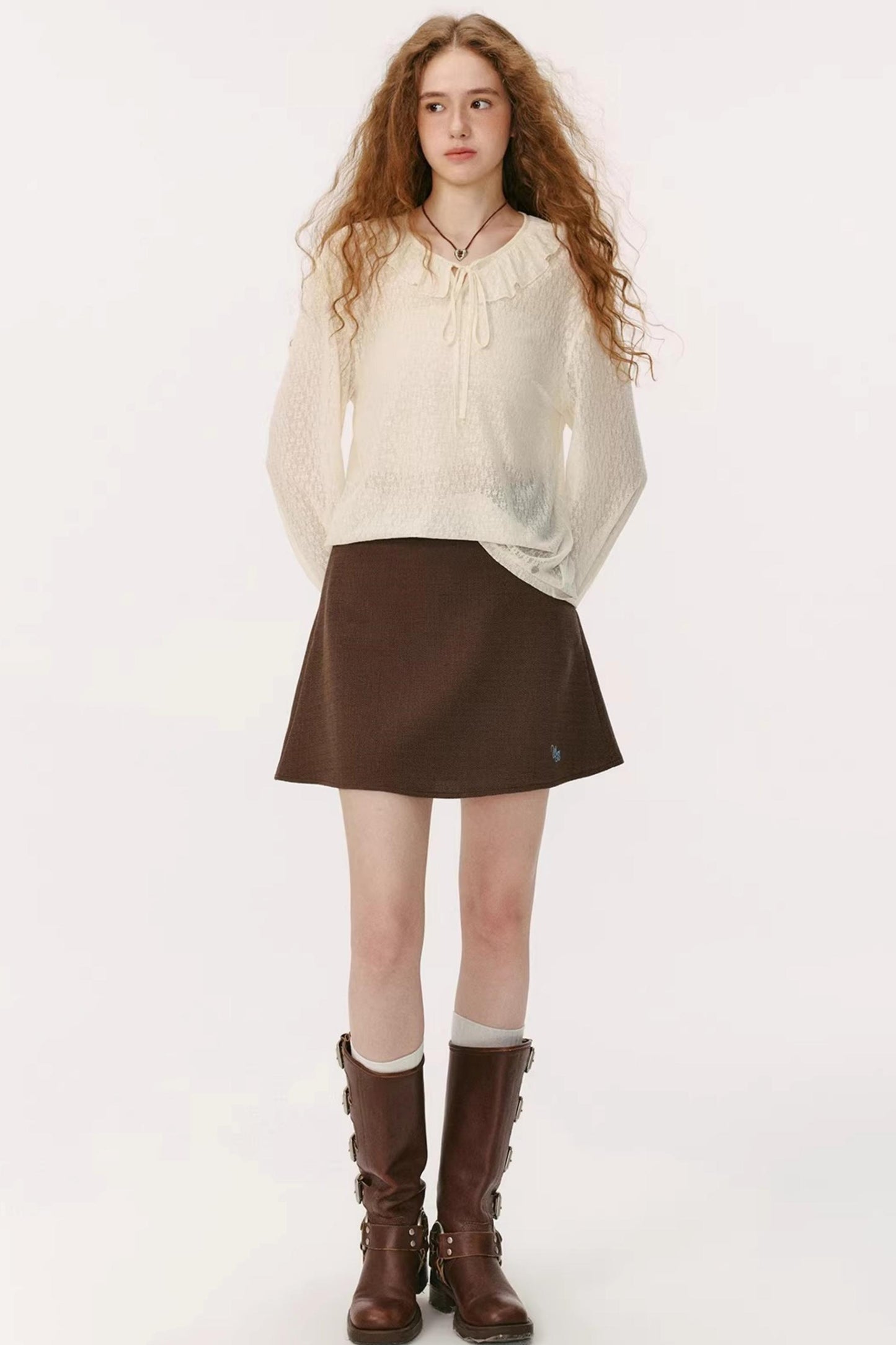 Retro Patchwork Fishtail Skirt