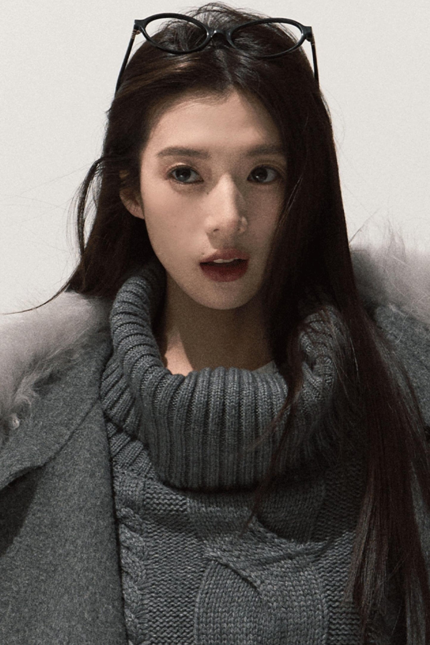 Retro Knit Twist Sweater