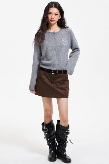 Retro Wool Knitted Cardigan