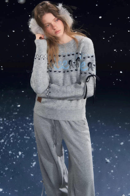 Fun Spinning Pony Jacquard Sweater