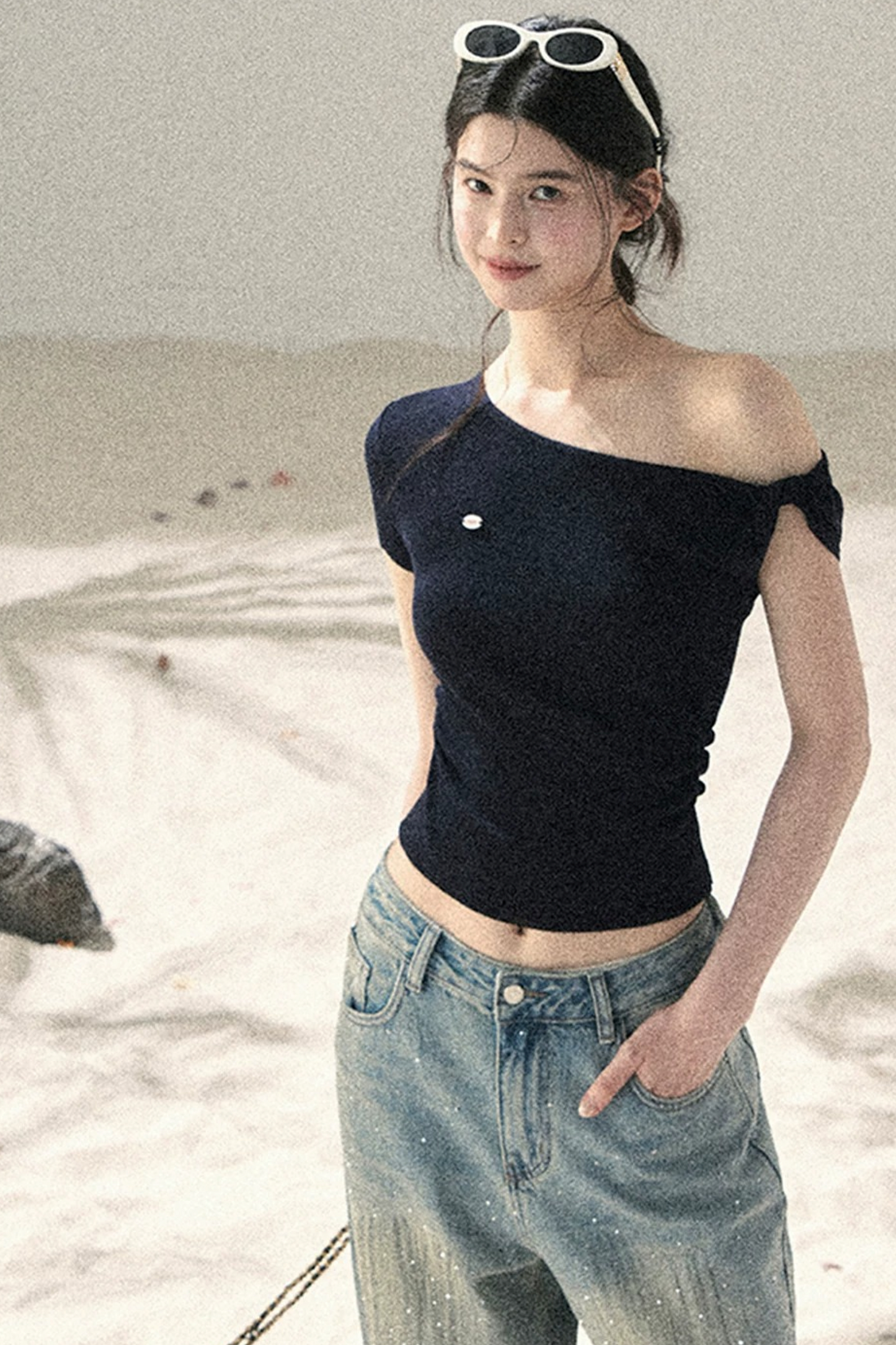 Asymmetrical Twist Summer Top