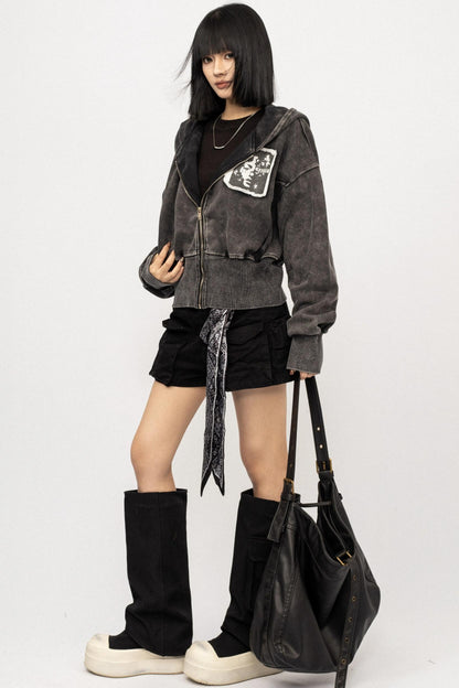 Vintage Short Sweat Jacket