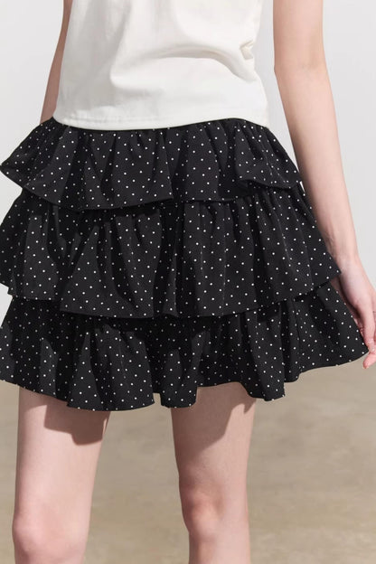 Retro High-Waisted Denim Mini Skirt