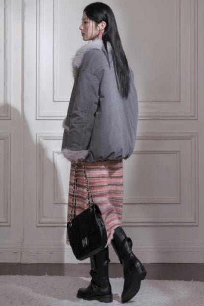 Iridescent Gradient Knit Dress