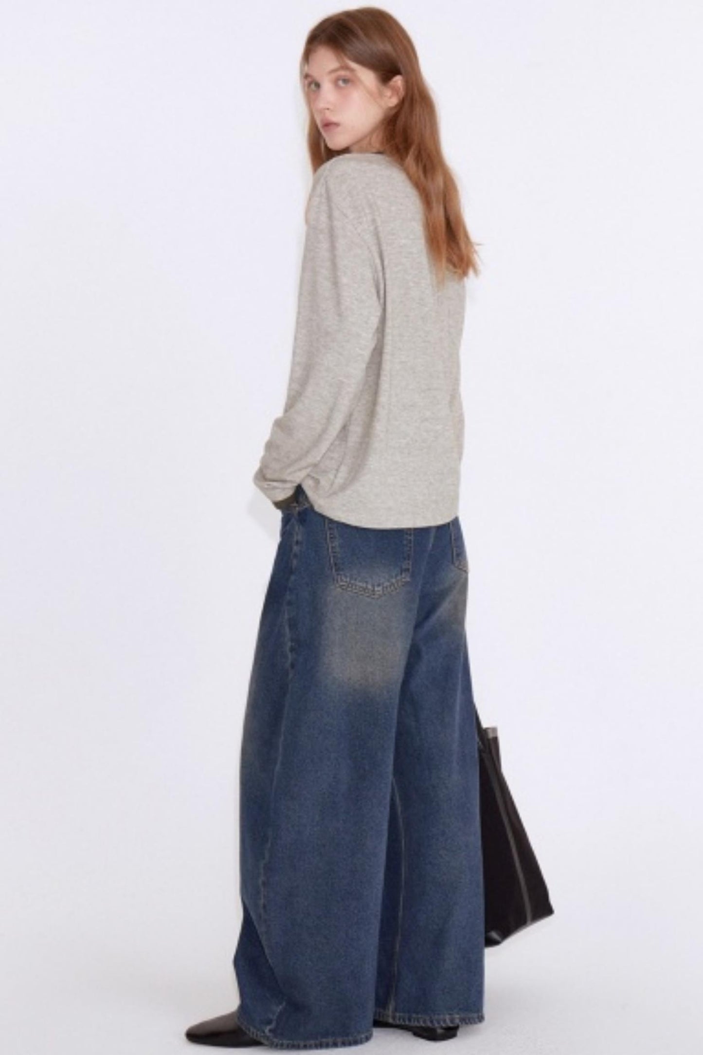 Color-Blocked Faux Sweater