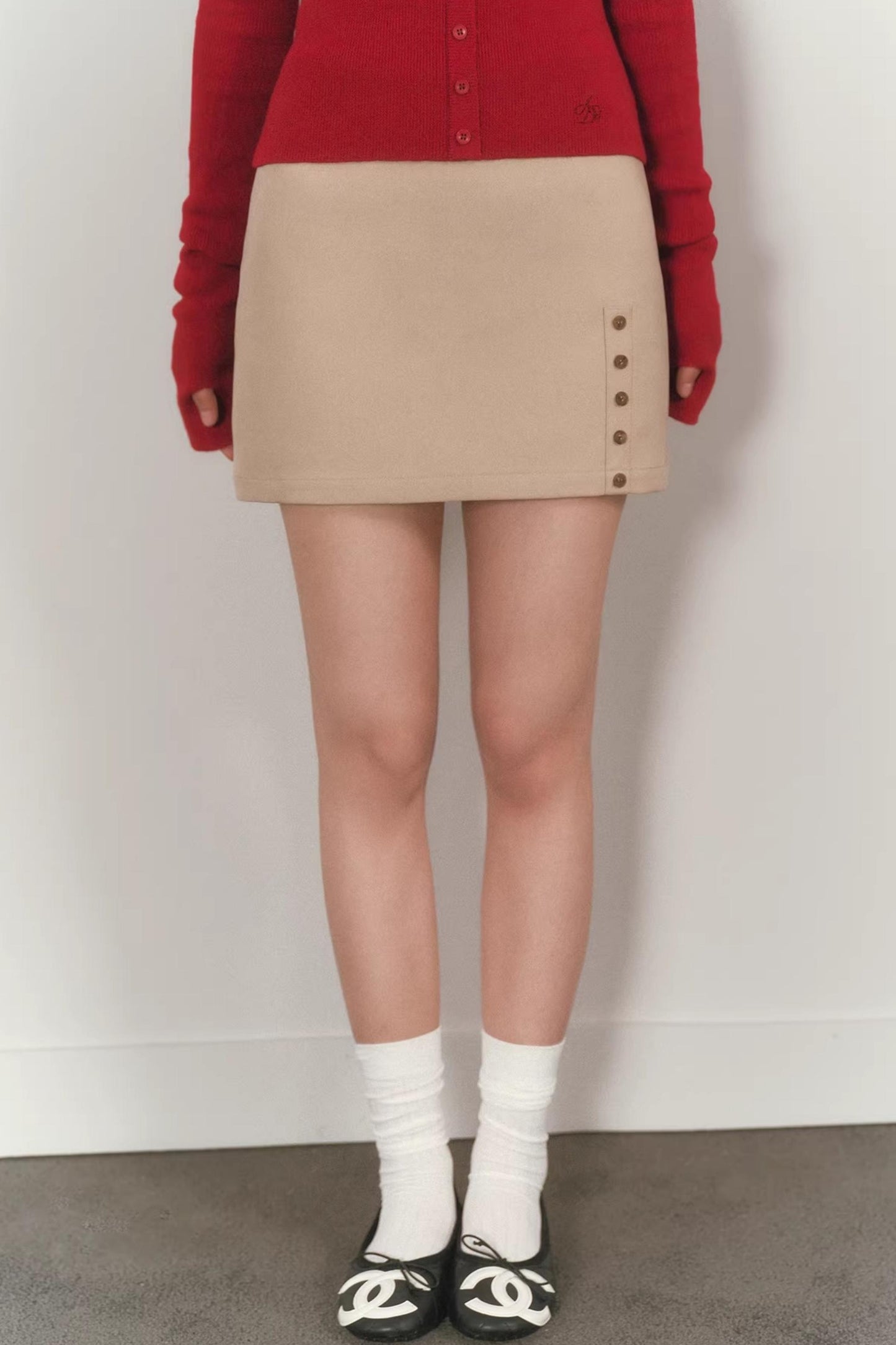 Slimming Retro A-Line Skirt