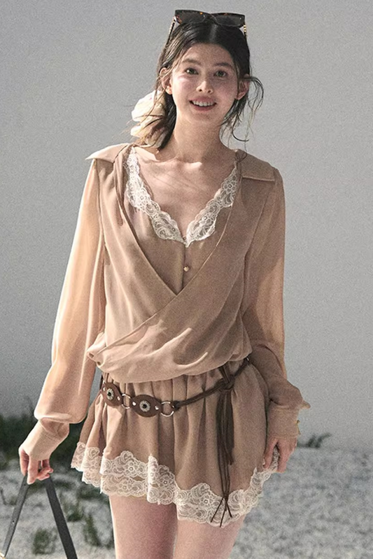 French-Style Lace Dress