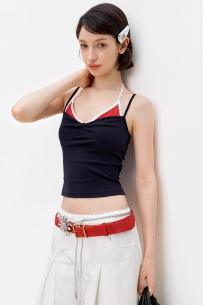 Summer Colorblock Twist Camisole