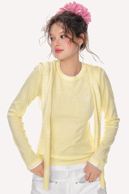 Preppy Knit Slim Sweater