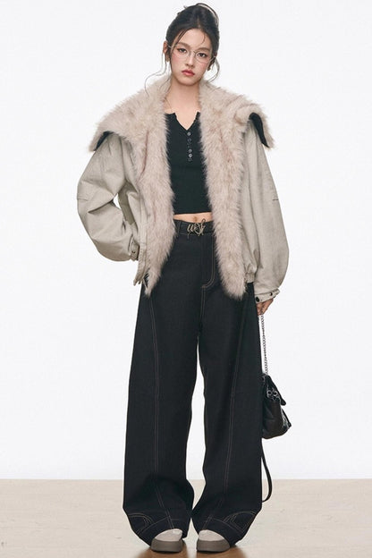 Wool Cargo Scimitar Pants Jacket Set-Up