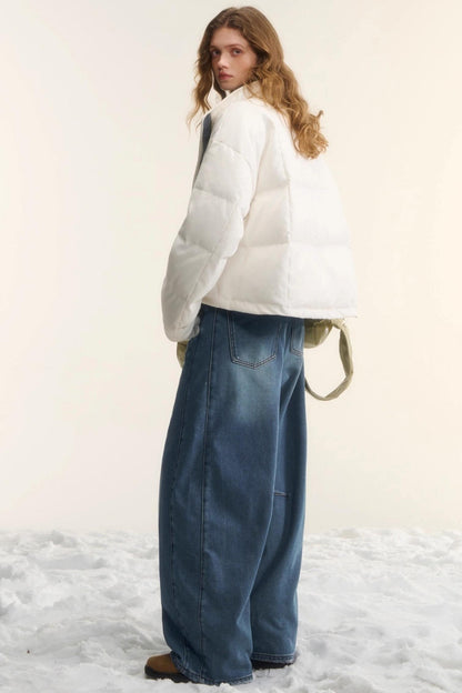 Blue Fleece-Lined Scimitar Pants