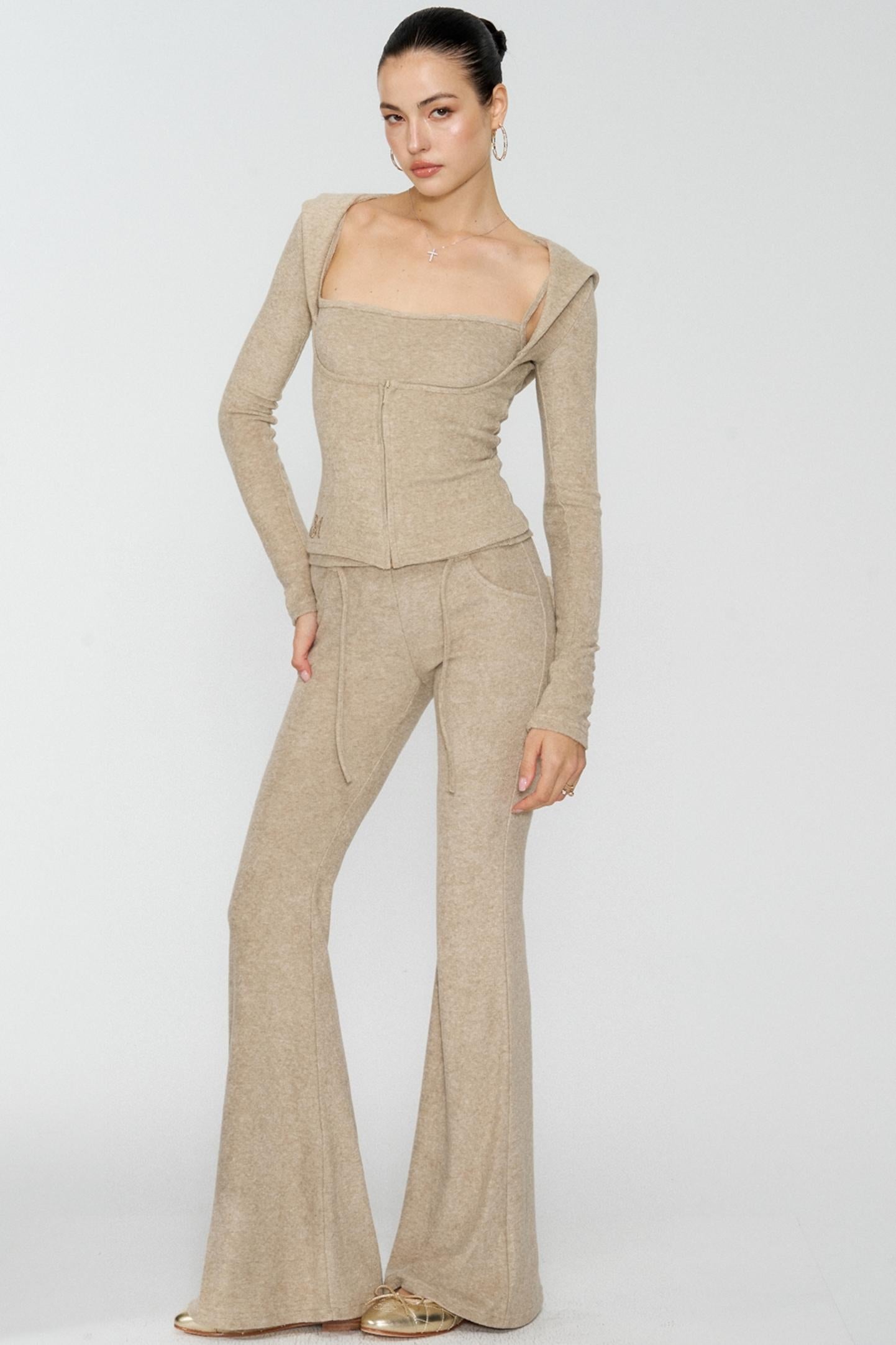 Girl Devil Horn Fleece Set-Up