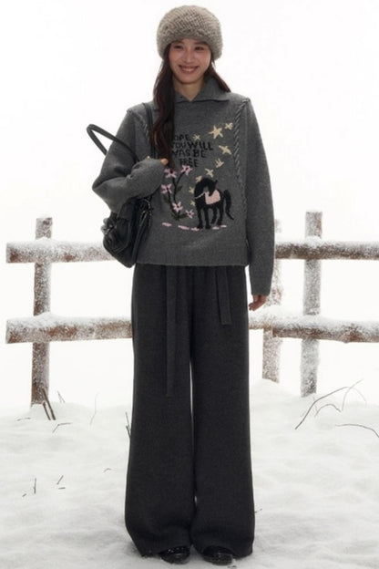 Free-Spirited Knit Sweater