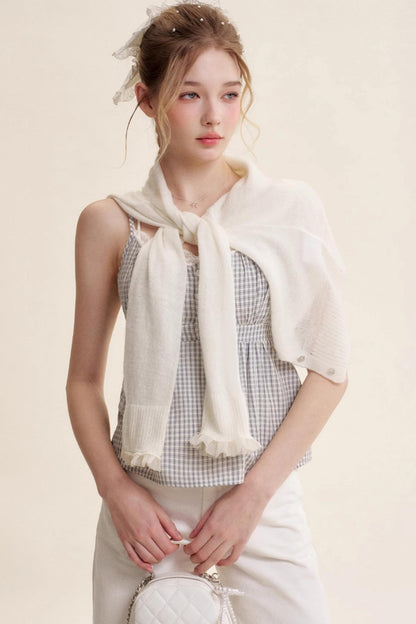 Patchwork Lace Camisole Set-Up