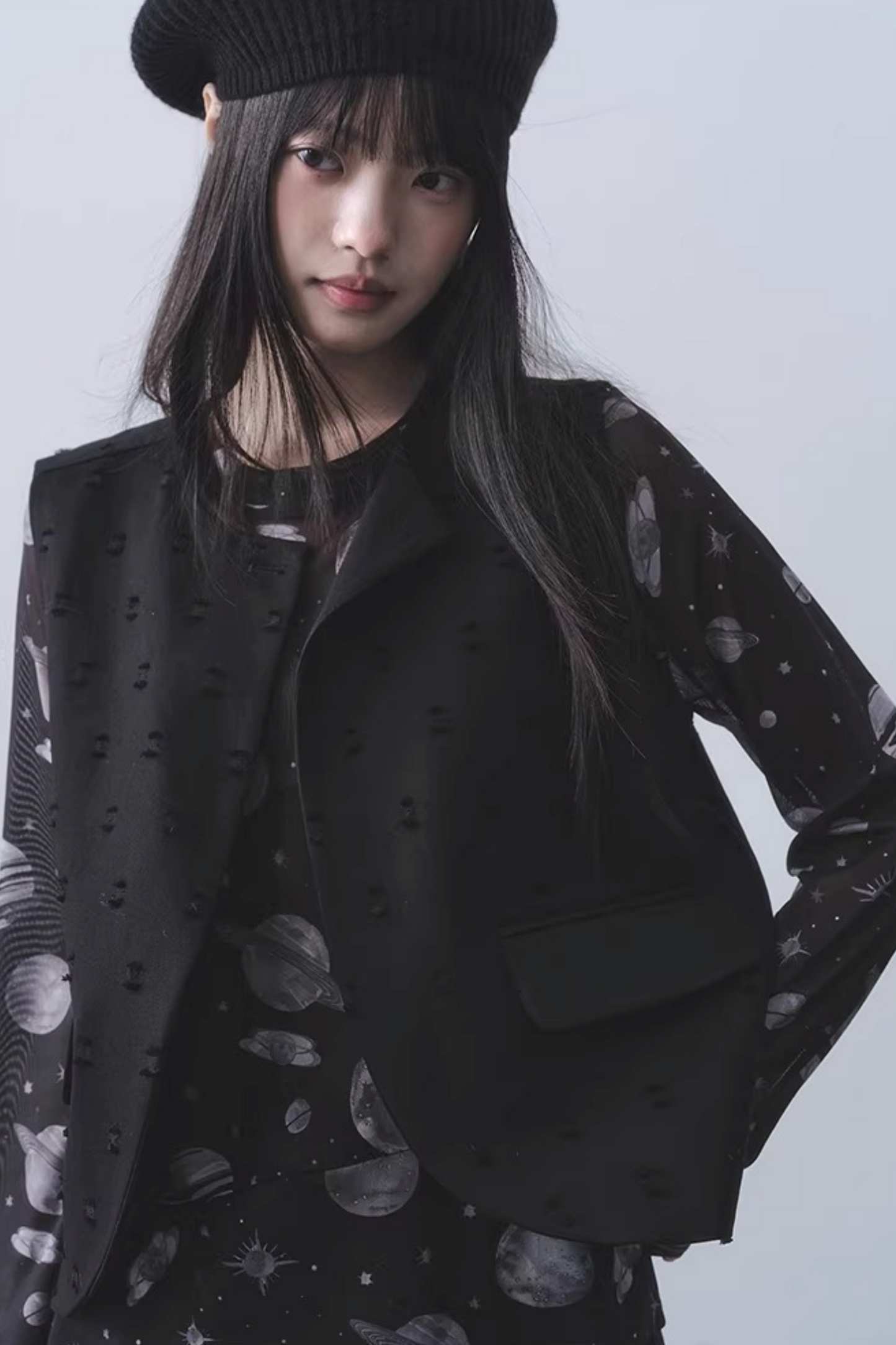 Dark Planet Sheer Top
