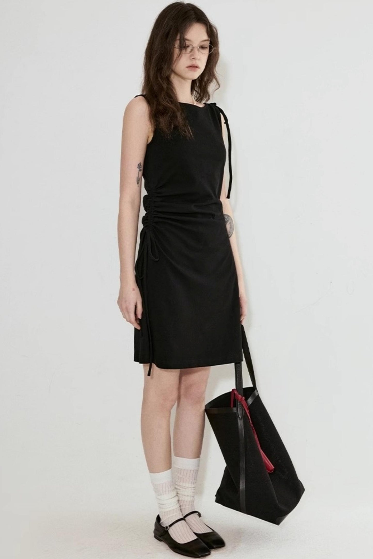 Asymmetric Knit Dress