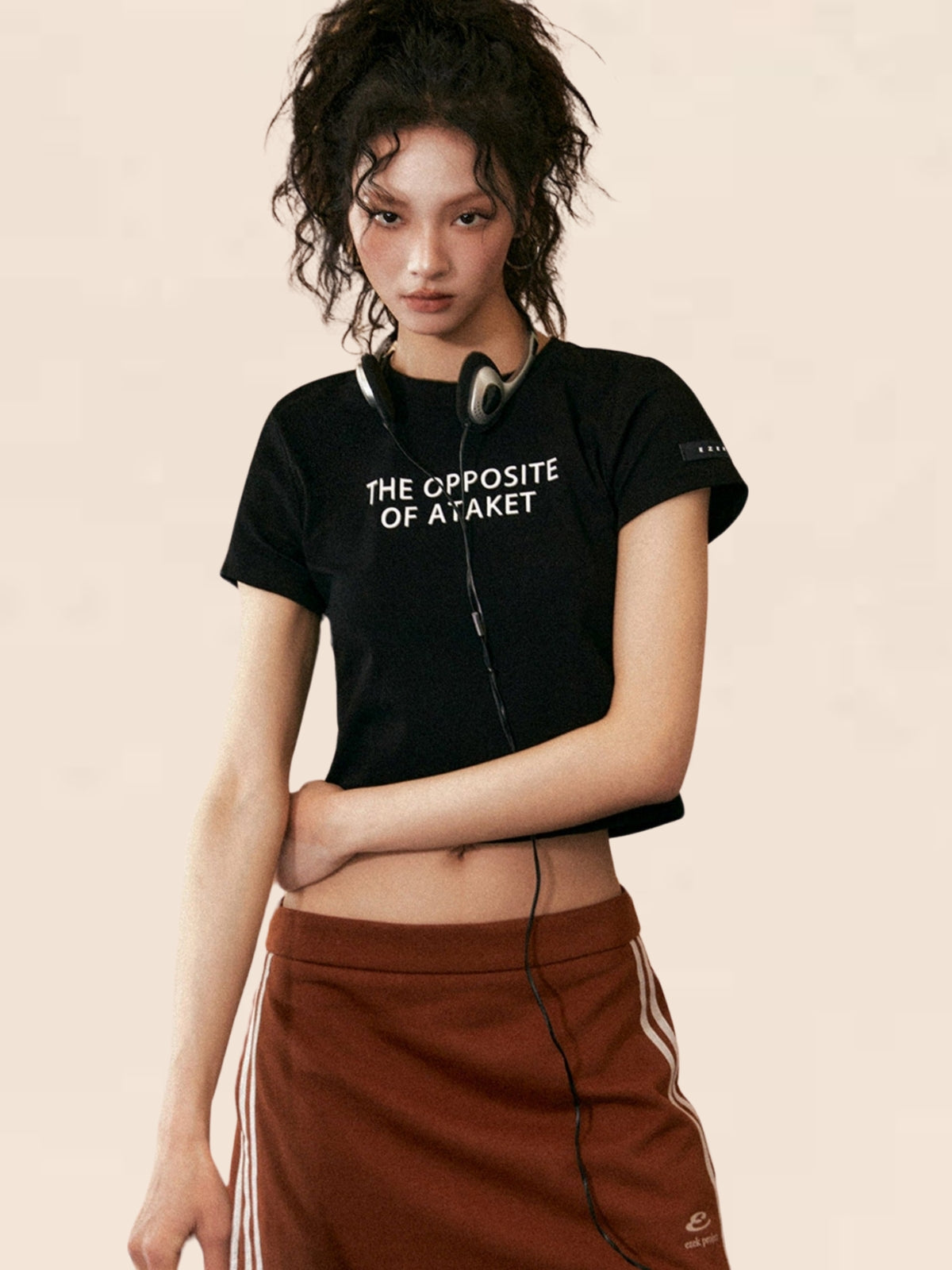 Casual Cropped T-Shirt