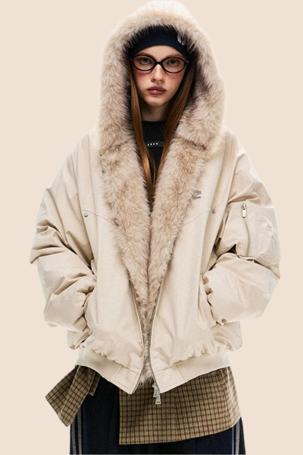 Mountain Style Hooded Cotton Jacket