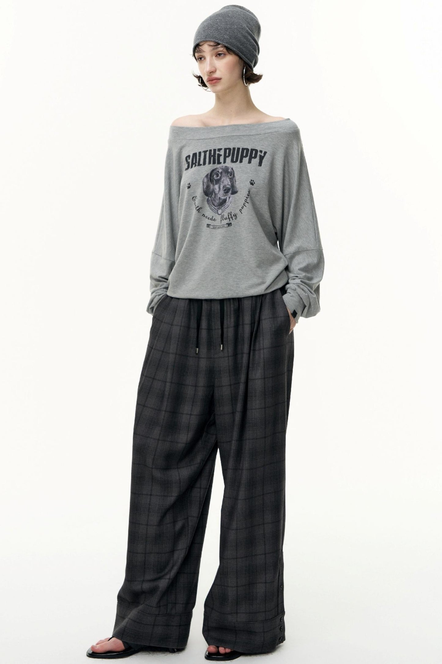 Vintage Wide-Leg Slacks