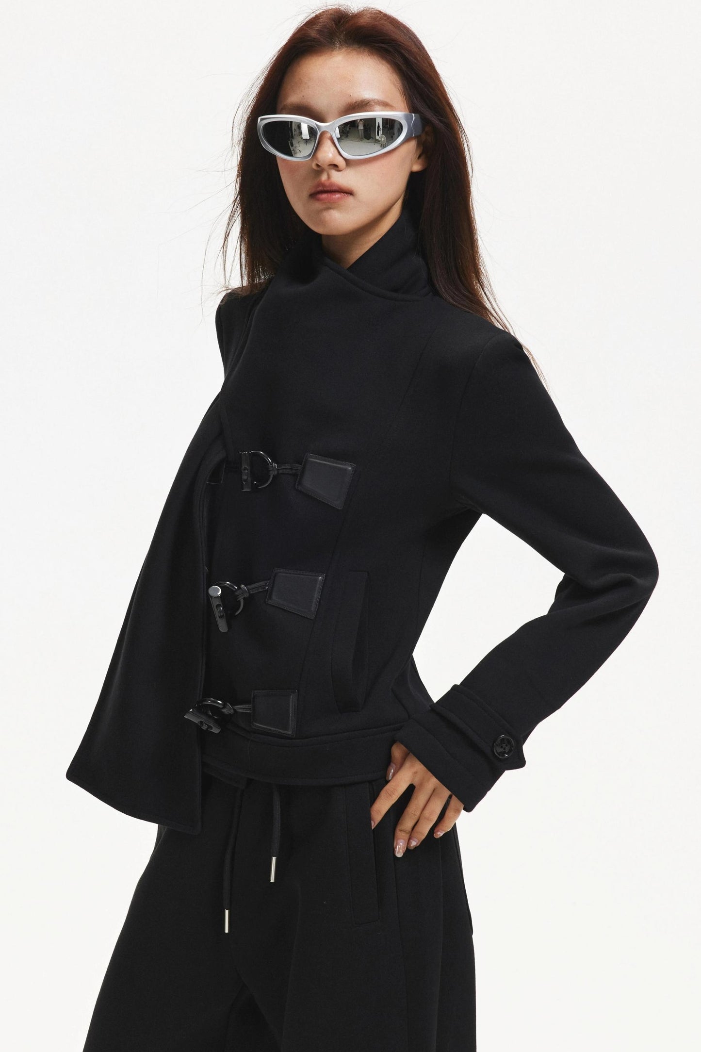 Retro Woolen Scarf Coat