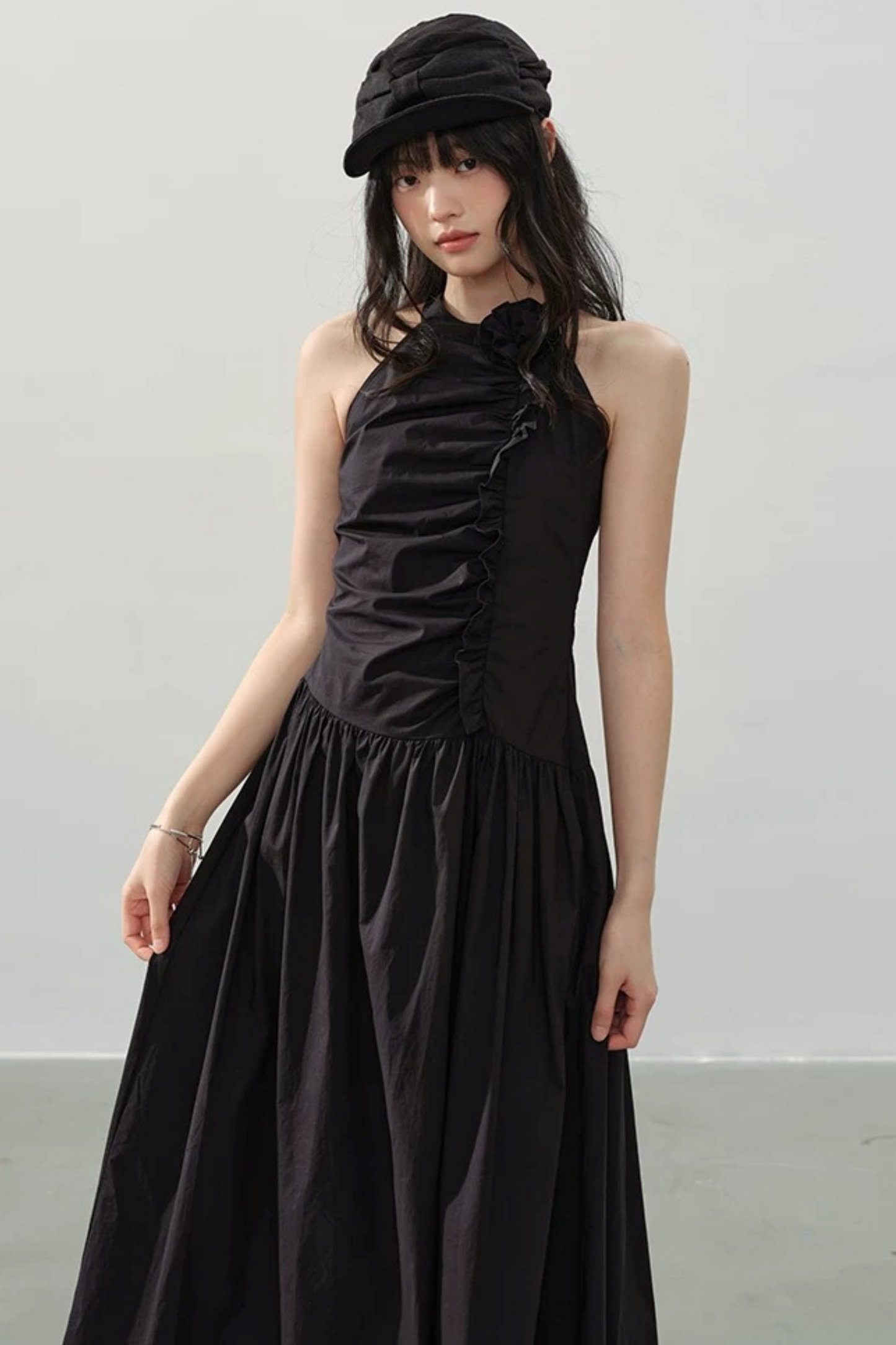Dark Romanticism Halter Dress