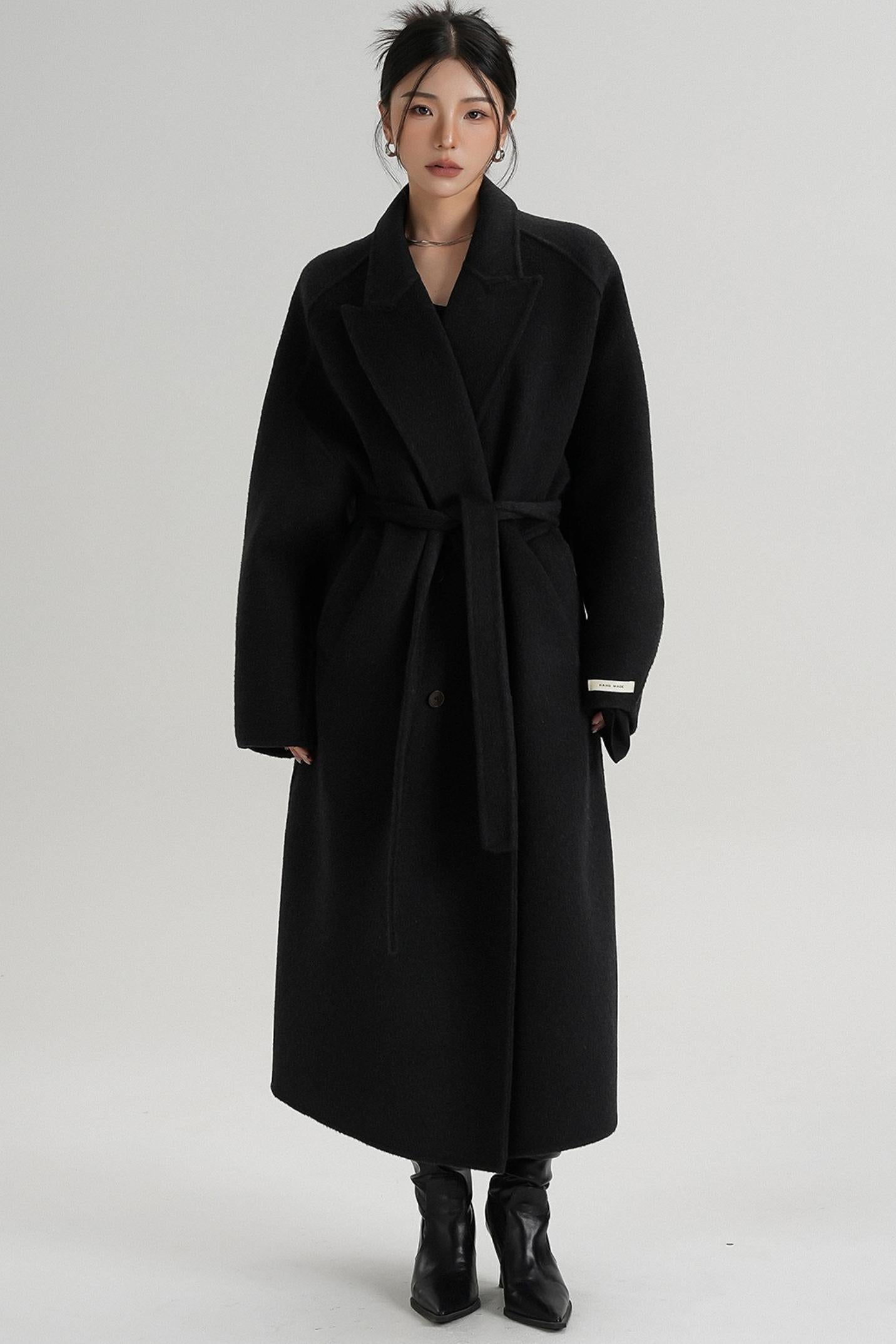 Minimalist Wool Long Jacket