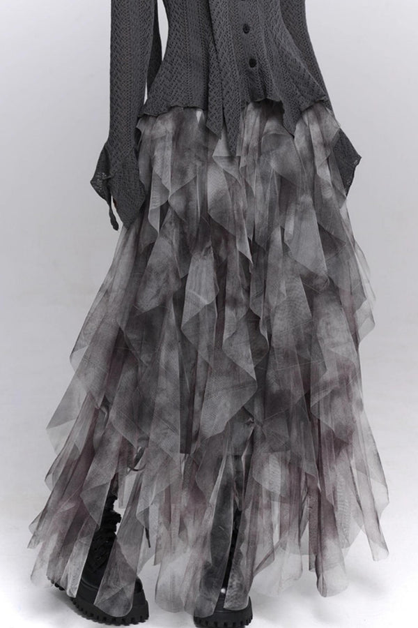 Irregular Hem Concert Skirt