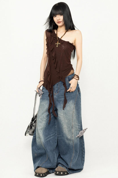 Summer Wide-Legged Trousers