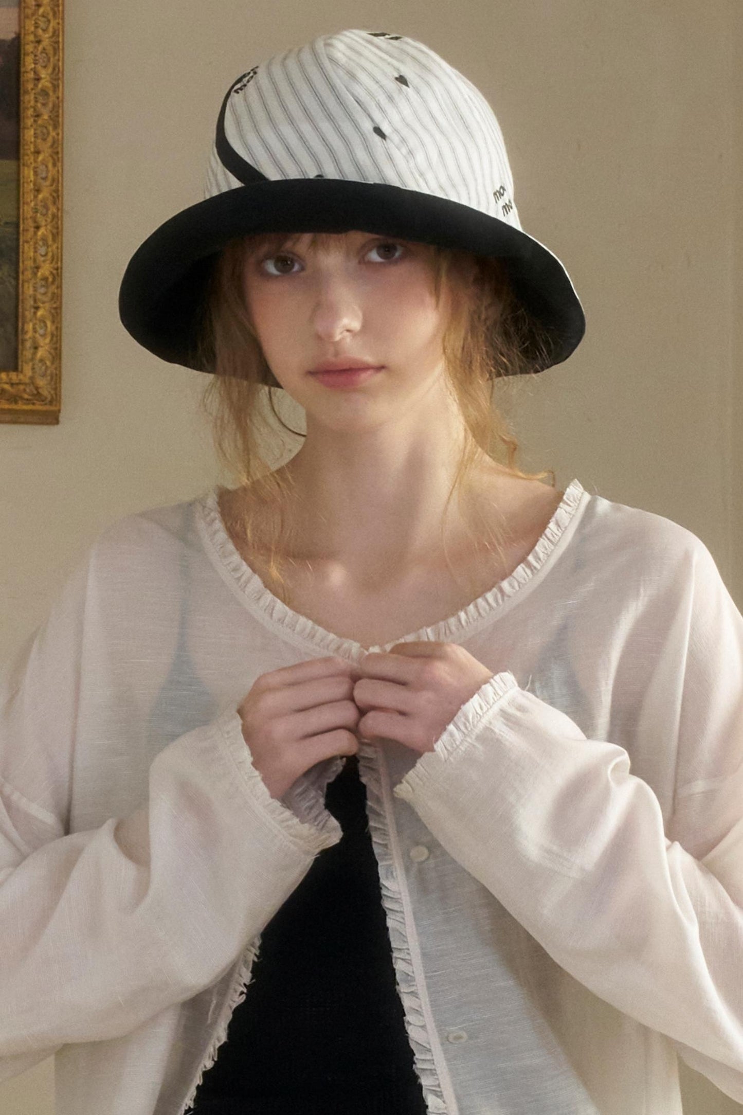 Diagonal Stripe Hat