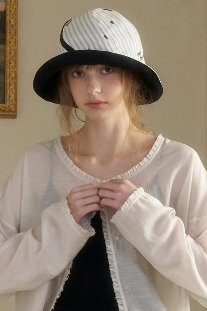 Diagonal Stripe Hat