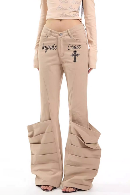 Pantalon évasé American Vintage