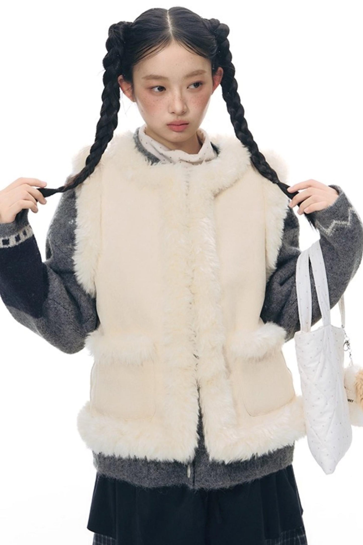 Vintage Reversible Suede Vest Jacket