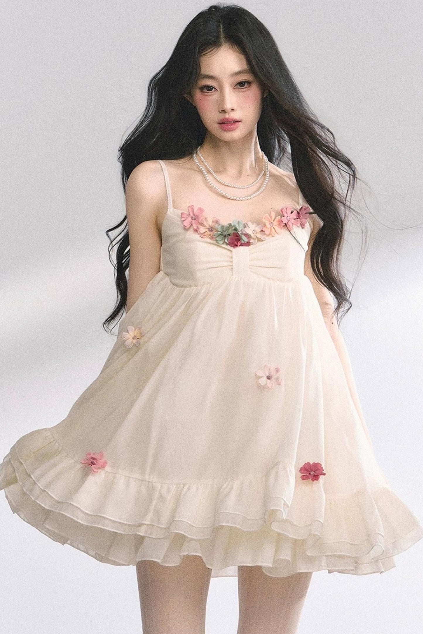 Floral Strap Resort Style Summer Dress