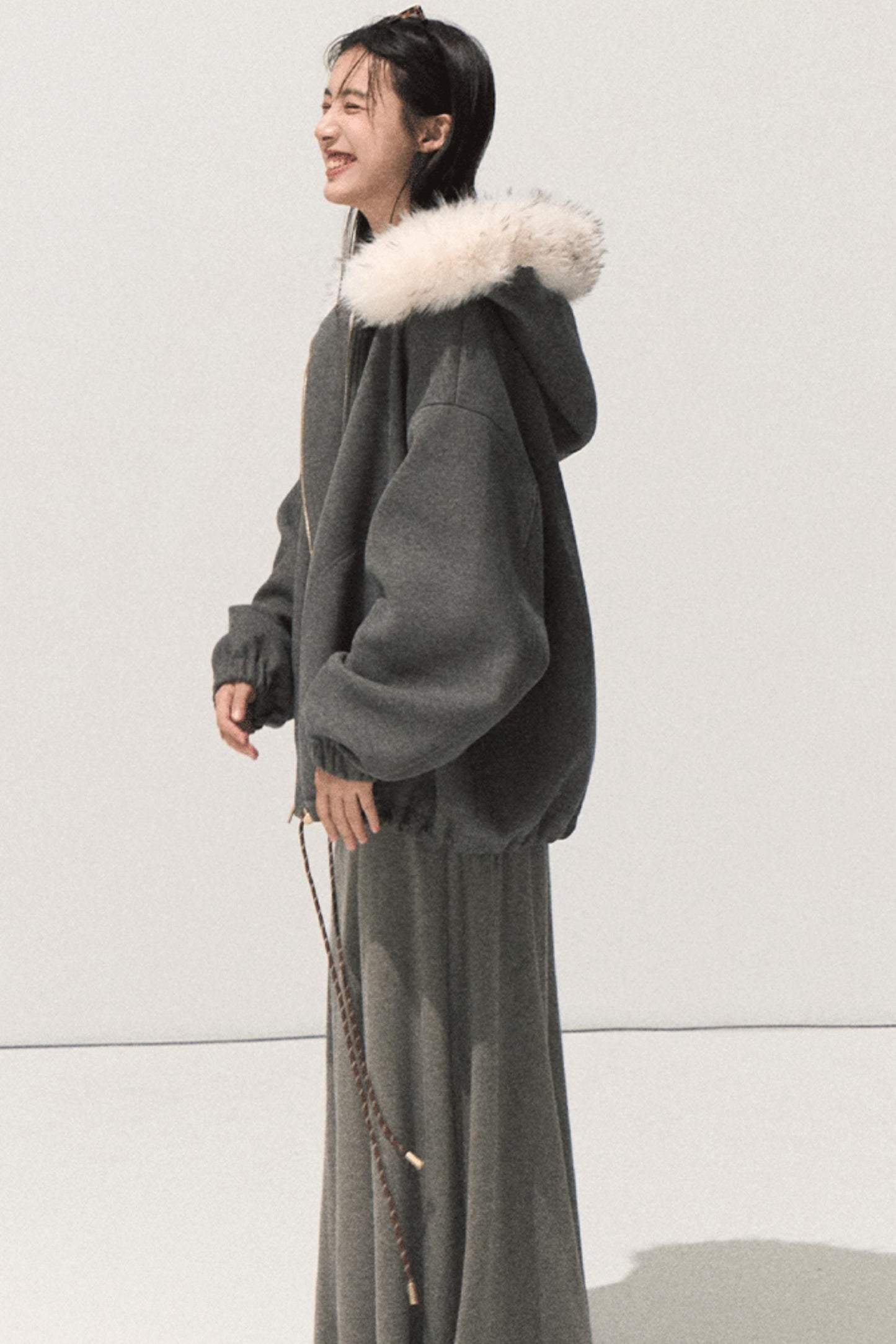 Smoke Cinched Waist Dress