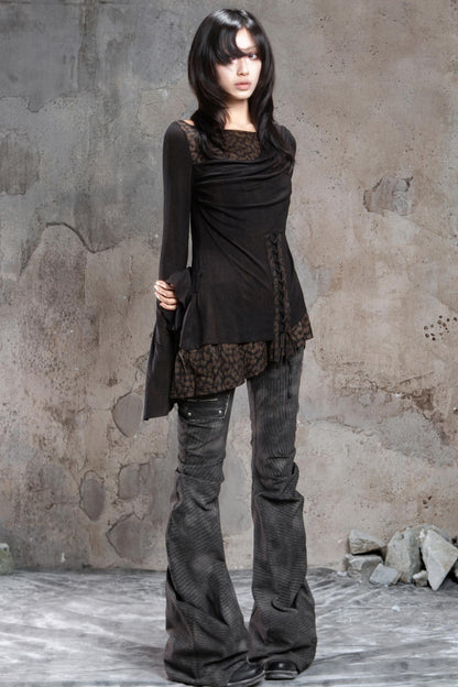 Vintage Patchwork Knitted Top