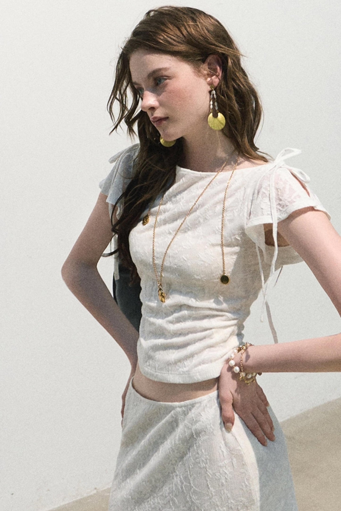 Completo jacquard Soffio di primavera con parte superiore