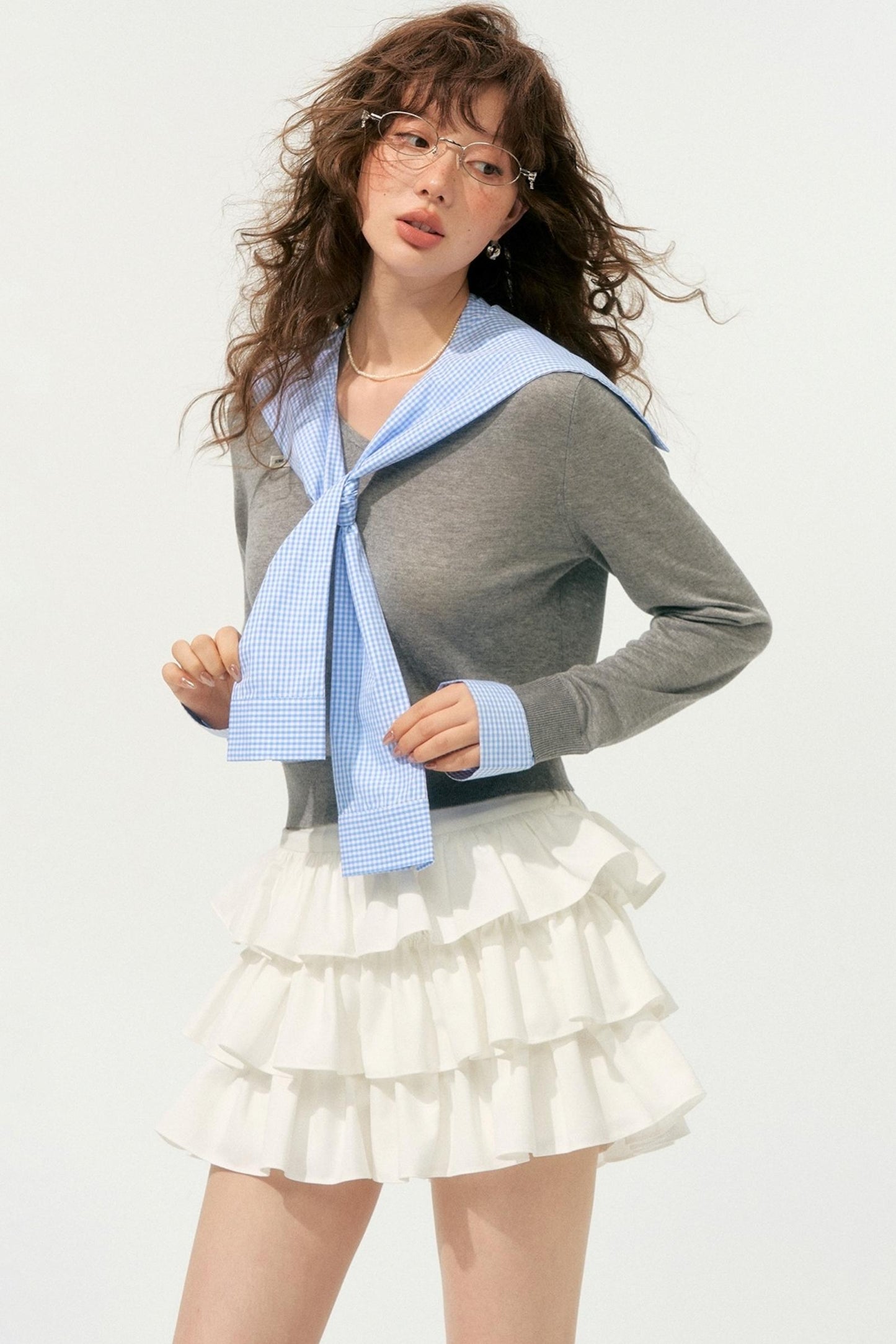 Layered Lace A-Line Culottes