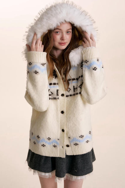 Wool Blend Patchwork Skirt