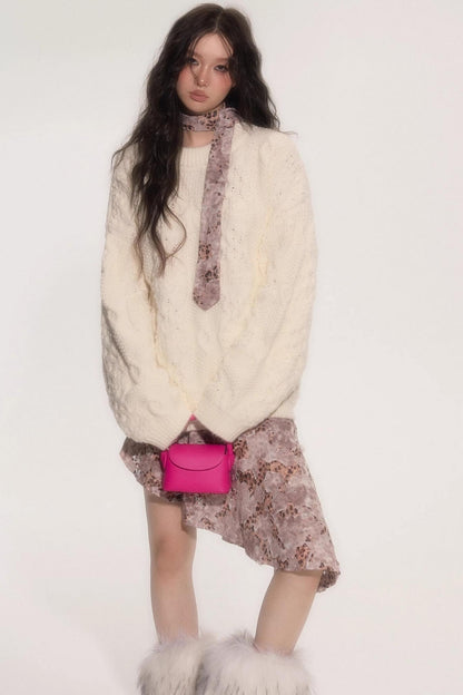 Island Wool Knit Sweater