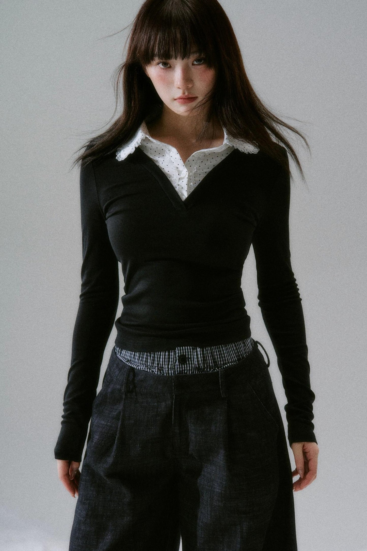 Vintage Lace Patchwork Sweater