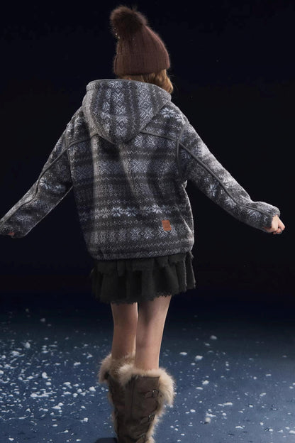 Jacquard Polar Fleece Jacket