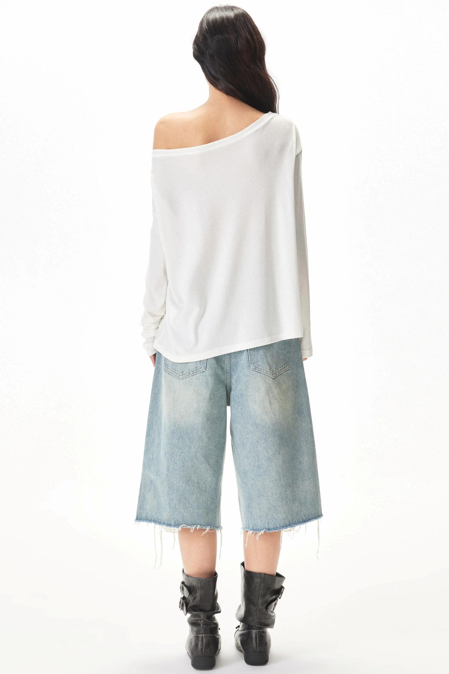 Watercolor Hand-Painted Blouse