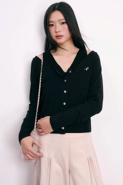 Flauschige Samt-Stepptasche