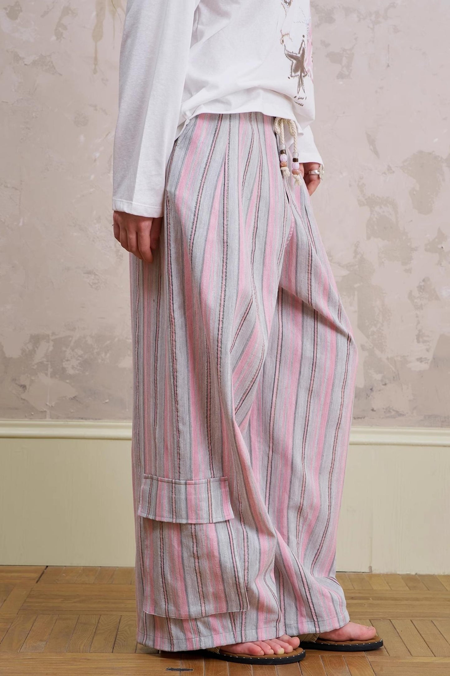 Summer Striped Trousers