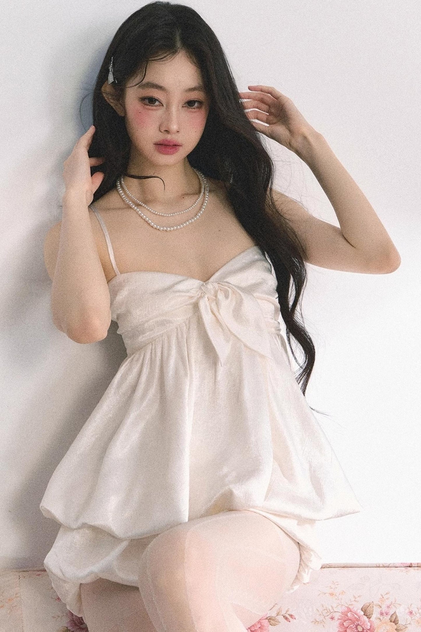 Floral Strap Two-Piece Summer Skirt Set-Up