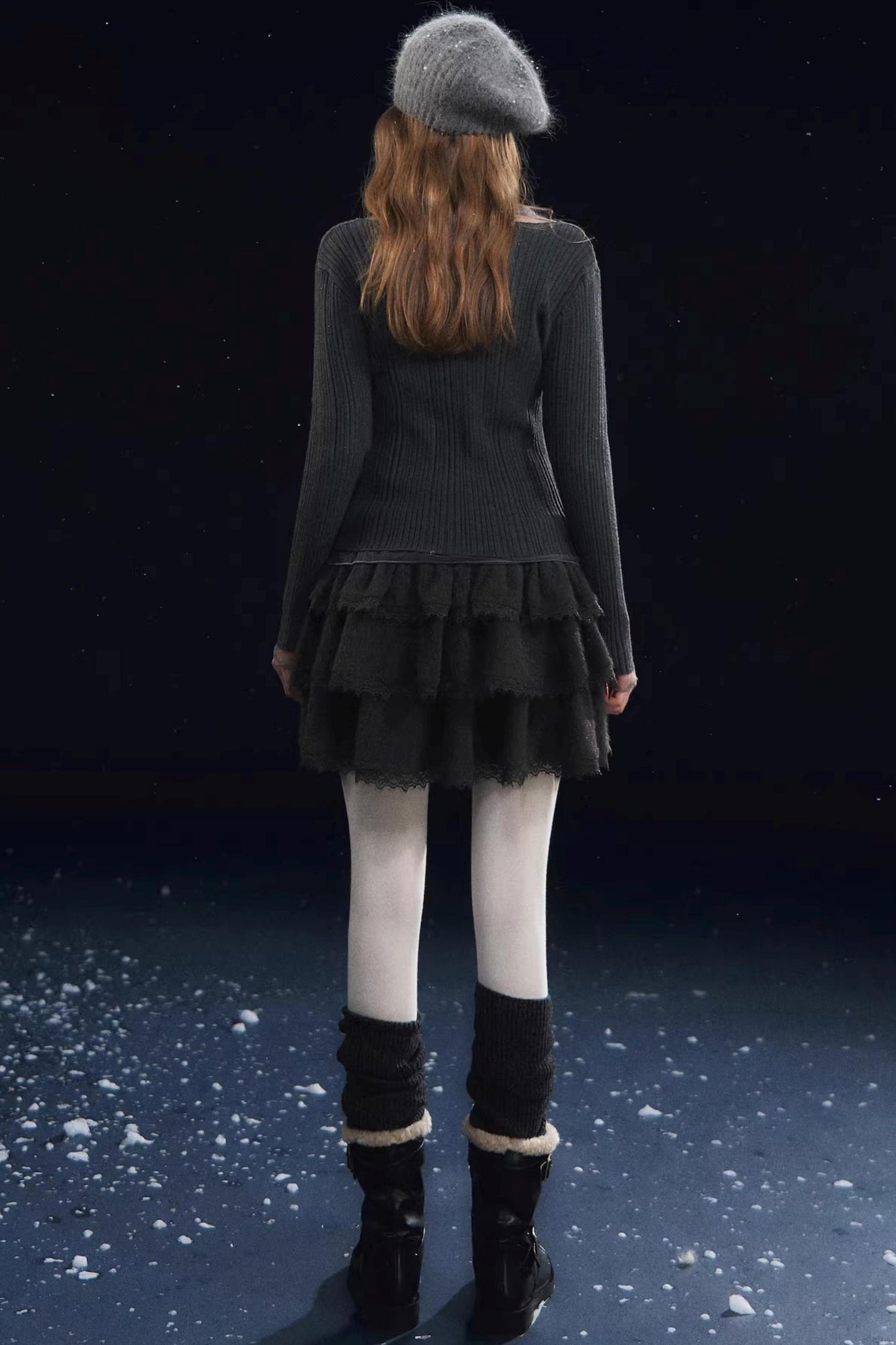 Mesh Splicing High-Elastic Base Shirt