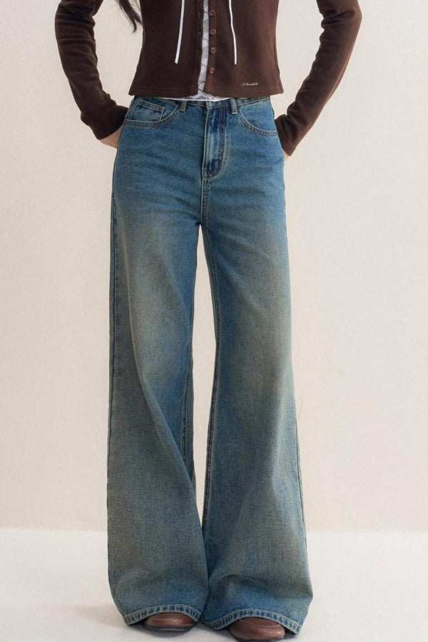 Lazy Cat Leg Jeans Set-Up