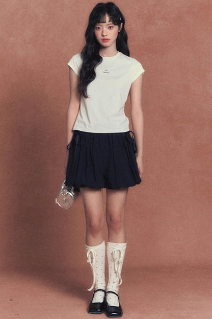 Bloomers Skirts Elastic Tie Bud Shorts Skirt