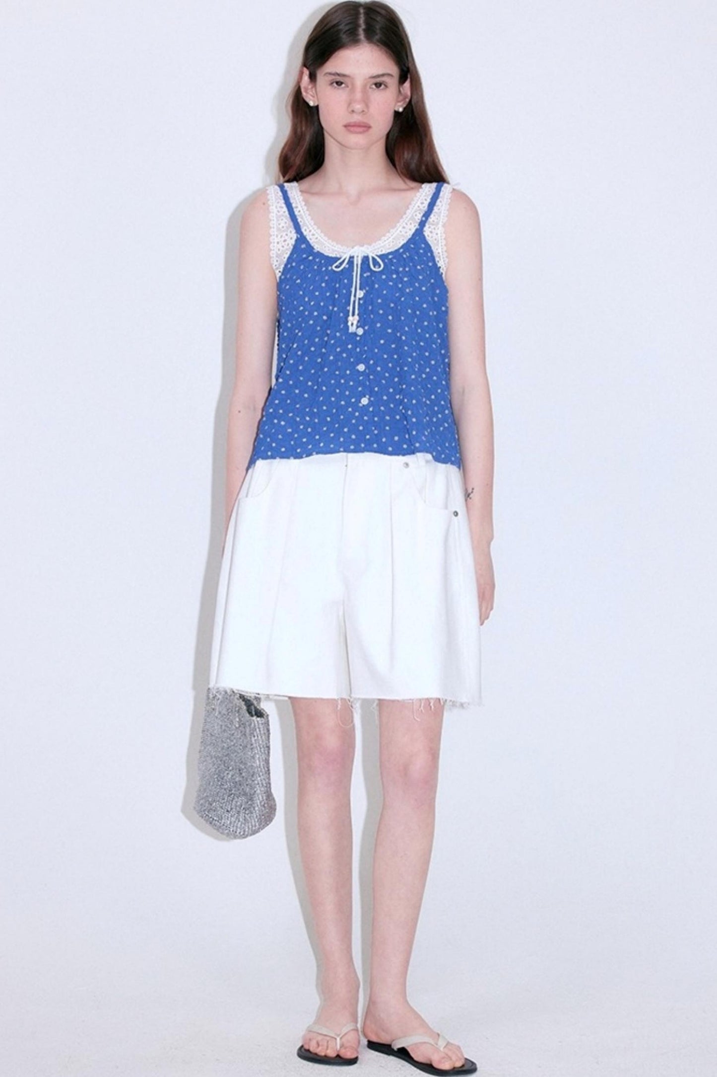 Luxury Pleated Bermuda Shorts