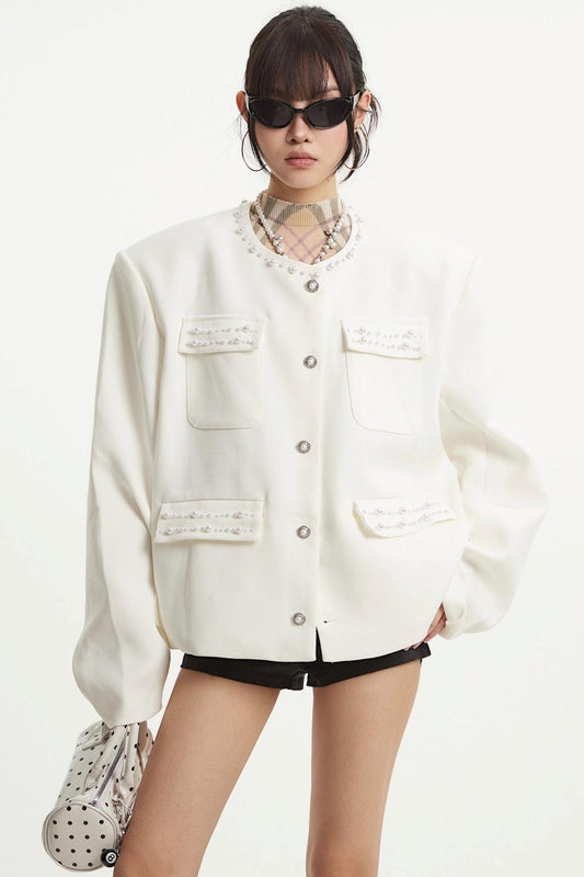 Pearl Black Luxury Jacket